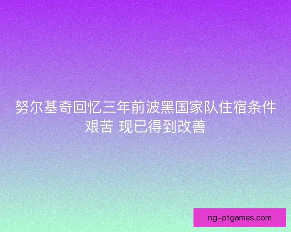 努尔基奇回忆三年前波黑国家队住宿条件艰苦 现已得到改善